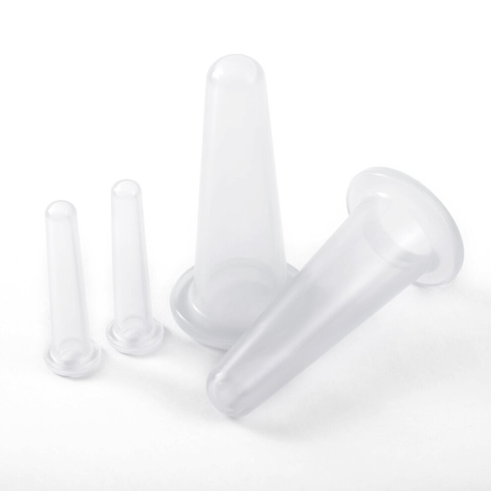 Facial Cupping Set with Mini and Regular Silicone Face Massage Cups for Skin Care and Therapy