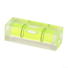 Mini Acrylic ABS Spirit Level 10x10x29mm Bubble Gauge for Picture Frames Mirrors Furniture Alignment (5 or 10)