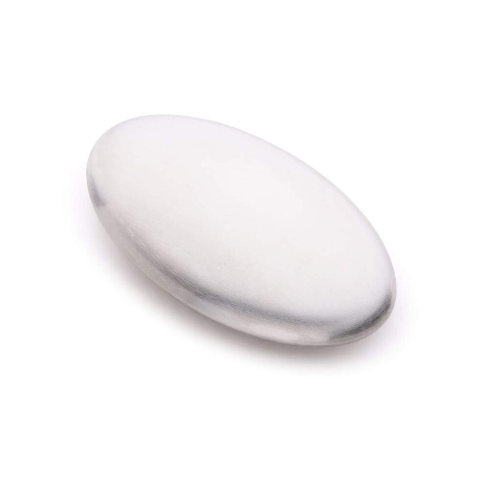 Stainless Steel Soap Odor Remover Bar with Base for Removing Onion Garlic and Fishy Smells