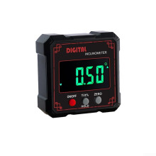 IP54 Digital Inclinometer Angle Finder with Large Backlit LCD for Accurate Tilt Measurement Red