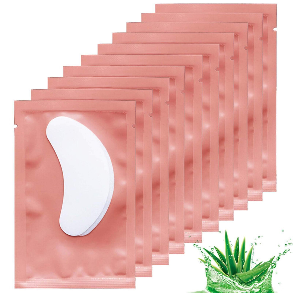 50 Pairs Lint  Under Eye Pads for Eyelash Extensions with Cooling Hydrogel Patches