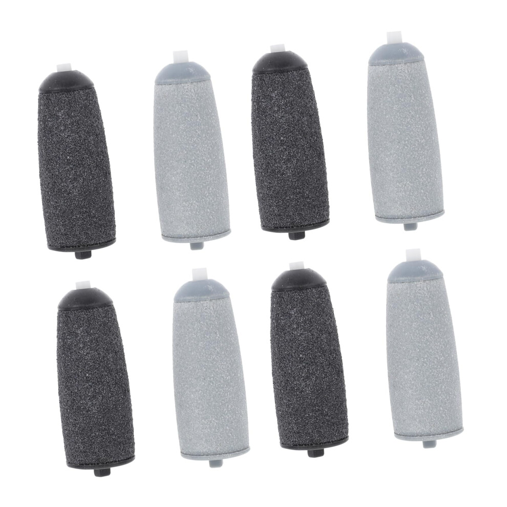 8Pcs Electric Foot File Replacement Rollers, Pedicure Roller Heads for Dead Skin Removal, Reusable