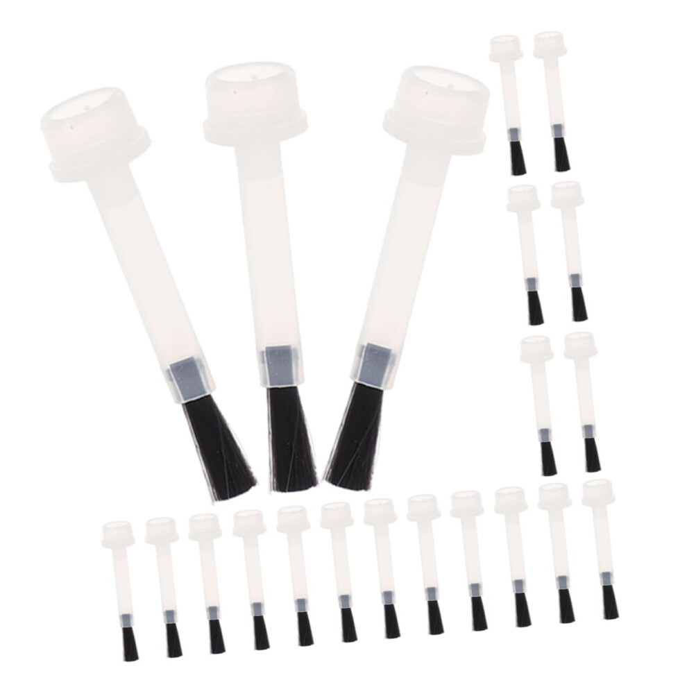 100pcs Nail Polish Brush Replacement with Precise Tapered Head for Gel Manicure