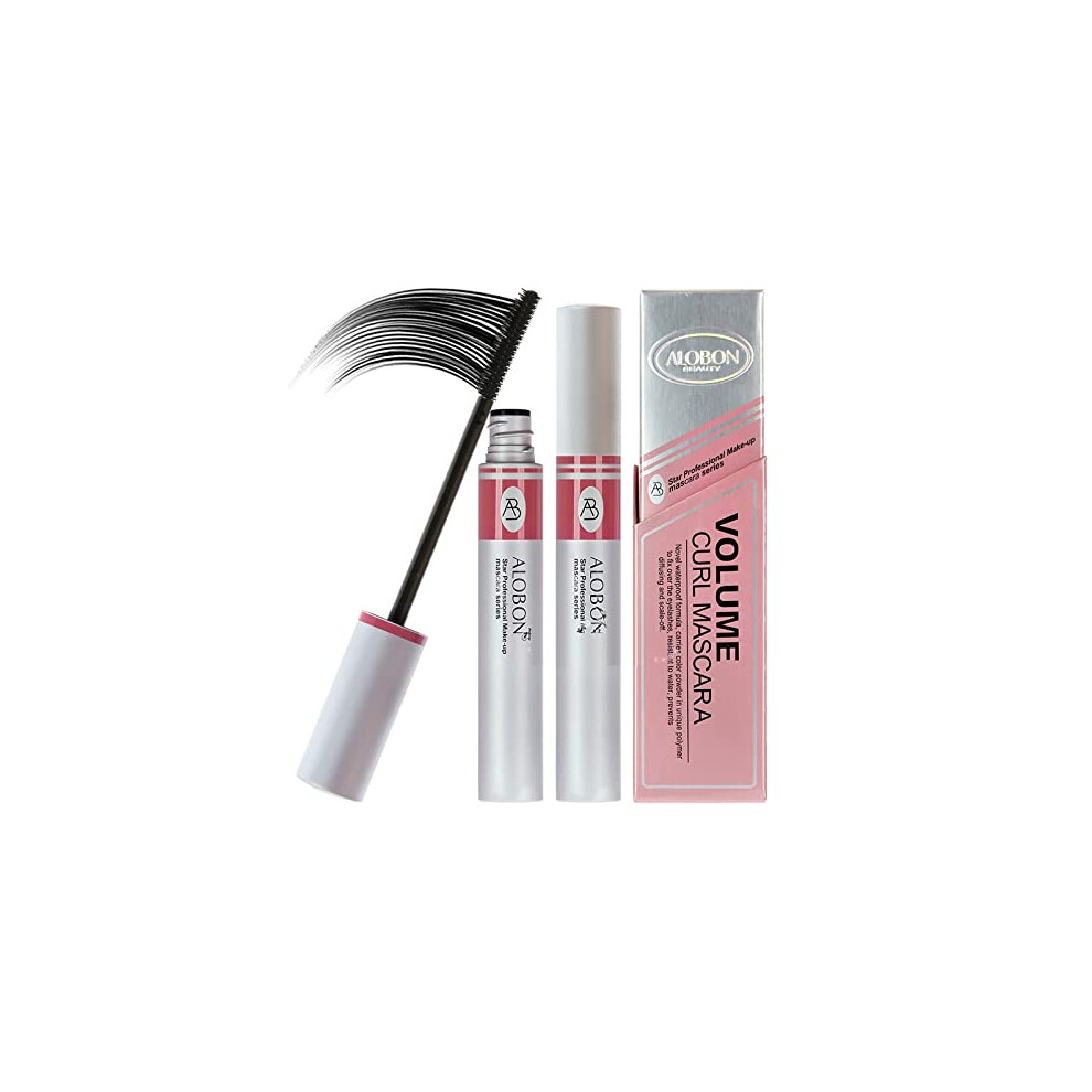 3D Fiber Lash Mascara Black Waterproof Volumizing Lengthening Hypoallergenic LongLasting