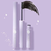 Waterproof Curling Lengthening Mascara with Precision Slim Brush, Smudge Proof for Sensitive Eyes