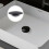 Matte Black Basin Waste Pop Up Bathroom Sink Push Button Click Clack Plug 66Mm 2