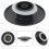 Matte Black Basin Waste Pop Up Bathroom Sink Push Button Click Clack Plug 66Mm 3