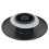 Matte Black Basin Waste Pop Up Bathroom Sink Push Button Click Clack Plug 66Mm 6