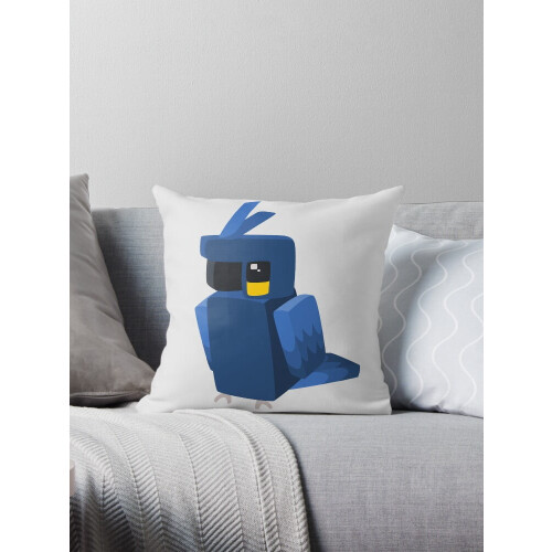 AIVO Minecraft Parrot - Μπλε Μαξιλαροθήκες Θήκες Μαξιλαριού Θήκη Καναπέ Διπλής Όψης
