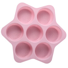 Moule à hamburger en silicone 7 en 1 Six Branched Star, antiadhésif, outil de cuisine pratique