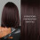 Chic Κόκκινη Περούκα Ombre Bob 16 ιντσών - Ίσια Συνθετική Τρίχα, Μέση Μέση, Εύκολη στο 4