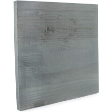 Cornucopia Brands tomma träplaketter (2-pack), gråtvättad granskylt för gör-det-själv-pyssel 30x30 cm