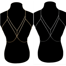 (Gold + Silver Color) Fashion Simple Sexy Belly Chain Necklace