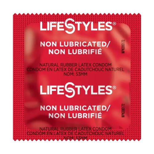 Ultra Sensitive Dry Unlubricated Condoms (100 Condoms)