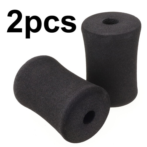 BESHOM 2Pcs Foot Foam Pads Rollers Replacement for Leg Extension for Weight Bench