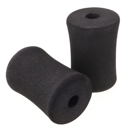 BESHOM 2Pcs Foot Foam Pads Rollers Replacement for Leg Extension for Weight Bench 2