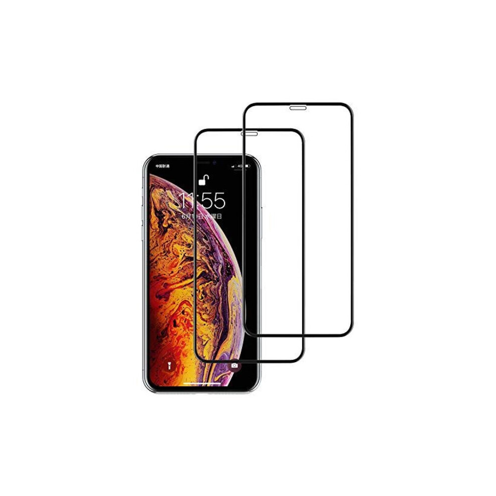 2 Pcs 20D Tempered Plexiglass Glass For Compatible With Iphone 11/ Xr "Transparent" "Transparent" Black 9048212157854