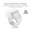 Jacenvly Black Tech Telecomando wireless Bluetooth per selfie, anello indossabile, compatibile con iPhone e Android, per fotocamera e video. 5