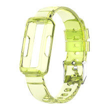 Armband Mjukt Bälte Vattentätt Armband för kompatibel med Fitbit-inspire2/ace3Watch Gul