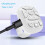 jixopn Mini Bluetooth Remote - Συμβατό με iPhone, Xiaomi, Huawei - Εναλλαγή σελίδων ηλεκτρονικού βιβλίου, 5