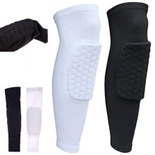 Uclet Skyddsutrustning Silikon Knäskydd Sport Anti Honeycomb Basketboll Knäskydd Stötdämpande