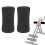 BESHOM 2Pcs Foot Foam Pads Rollers Replacement for Leg Extension for Weight Bench 4
