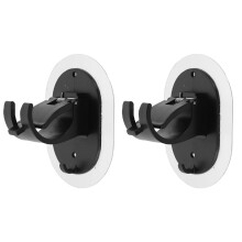 Abrazaderas para barras de cortina, 2 unidades, clips multiusos, ganchos para barras de ducha, decoración de cocina, plástico.