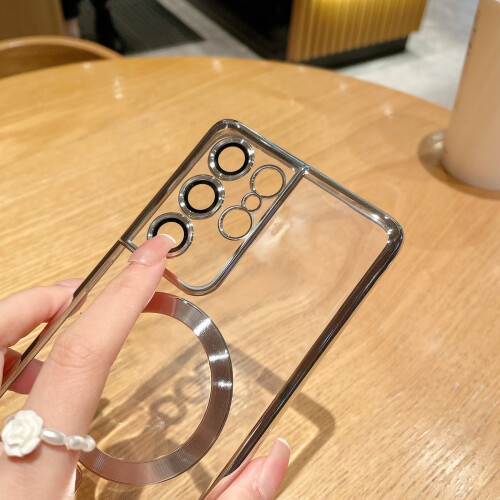 Capa Allytech transparente, resistente a impactos e com revestimento em TPU, à prova de choque, com proteção magnética e para MagSafe, 2