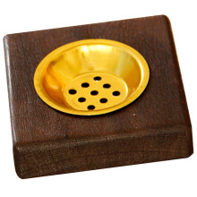 Bruciatore di incenso decorativo in trucioli di legno per la casa, supporto per tende da camera da letto, stanza estetica, decorativo per interni