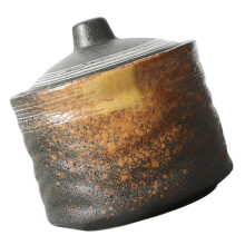 Ceramic Seasoning Jar Multifunction Ceramics Sugar Bowl with Lid Home Kitchenware Household