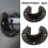 Yannee2Pcs Βάσεις Ράβδων Ντουλάπας από Ανοξείδωτο Ατσάλι, Βάση Φλάντζας Ράβδων 4