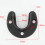 Yannee2Pcs Βάσεις Ράβδων Ντουλάπας από Ανοξείδωτο Ατσάλι, Βάση Φλάντζας Ράβδων 2