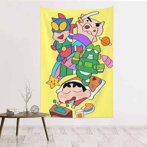 Ταπισερί τοίχου Powerpuff Girls, αδιάβροχο ύφασμα πολυεστέρα, διακόσμηση υπνοδωματίου