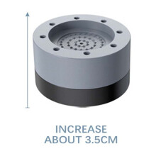 YiFudd Universele Antislipmat voor Wasmachines, Compatibel met Koelkast Schokdemper, Roller Pulsator Voetsteun, Verhoogde Basis