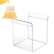 Suporte para Sacos com Fecho de Zíper para Cozinha, Ideal para Alimentos e Lanches, Selagem a Vácuo e Armazenamento de Sacos para Sanduíches,