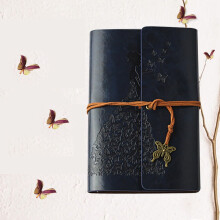 Carnet à spirale en papier kraft WinysinClassic, portable, créatif, avec papillon, cadeau