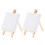 Σετ Ξύλινου Καβαλέτου Mizh Mini Canvas Mini για Ζωγραφική, Σχέδιο, Χειροτεχνία 10x10cm 1