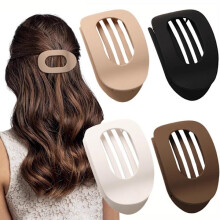 fermagli per capelli piatti da donna, fermagli per capelli dal design curvo per sdraiarsi, correre - fermagli per capelli resistenti e opachi per