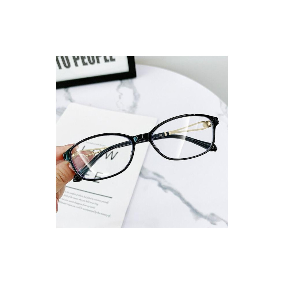 Black Reading Glasses Ultralight Frame Strength 350 Strength 350