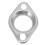 Adaptador de flange de escape, flange de coletor de aço inoxidável de 2 polegadas para conversor catalítico. 5