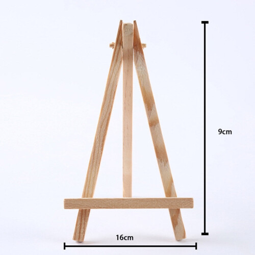 Σετ Ξύλινου Καβαλέτου Mizh Mini Canvas Mini για Ζωγραφική, Σχέδιο, Χειροτεχνία 10x10cm 2