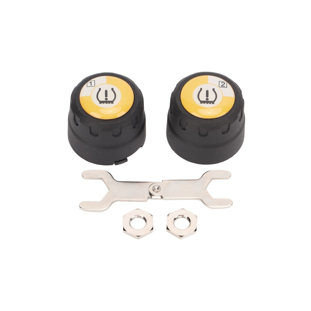 Bluetooth Tpms 2 External Sensors Real-Time Tire Pressure Monitoring System With Alarm For Motorcycle 0.2 9048212826132