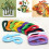 JUNTEX120Χαρτί Quilling με ρίγες, μονόχρωμο χαρτί Origami, πλάτος 5 χιλ., χειροτεχνίες DIY 2