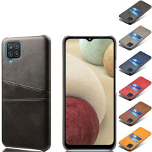 Card holder compatible with Samsung A12 case mobile phone case hole for charger headphones - Gray compatible with Samsung Galaxy A12