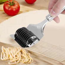 Rustfrit stål nudelgitterrulle dejskærer pasta spaghetti maskine til køkkenmadlavningsværktøj