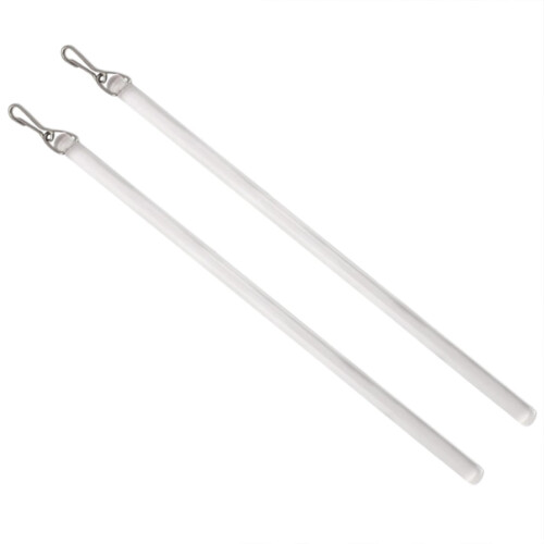 Apooke2Pcs Ραβδί ανοίγματος και κλεισίματος κουρτινών, διάφανο ακρυλικό, ράβδος