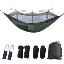 2 Person Hammocks with Net, Waterproof Lightweight Portable Hammock for Hiking Outdoor Travel Beach Backyard