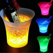 5L LED-Eiskübel-Tischleuchte mit Farbwechsel für Wein- und Getränkekühler