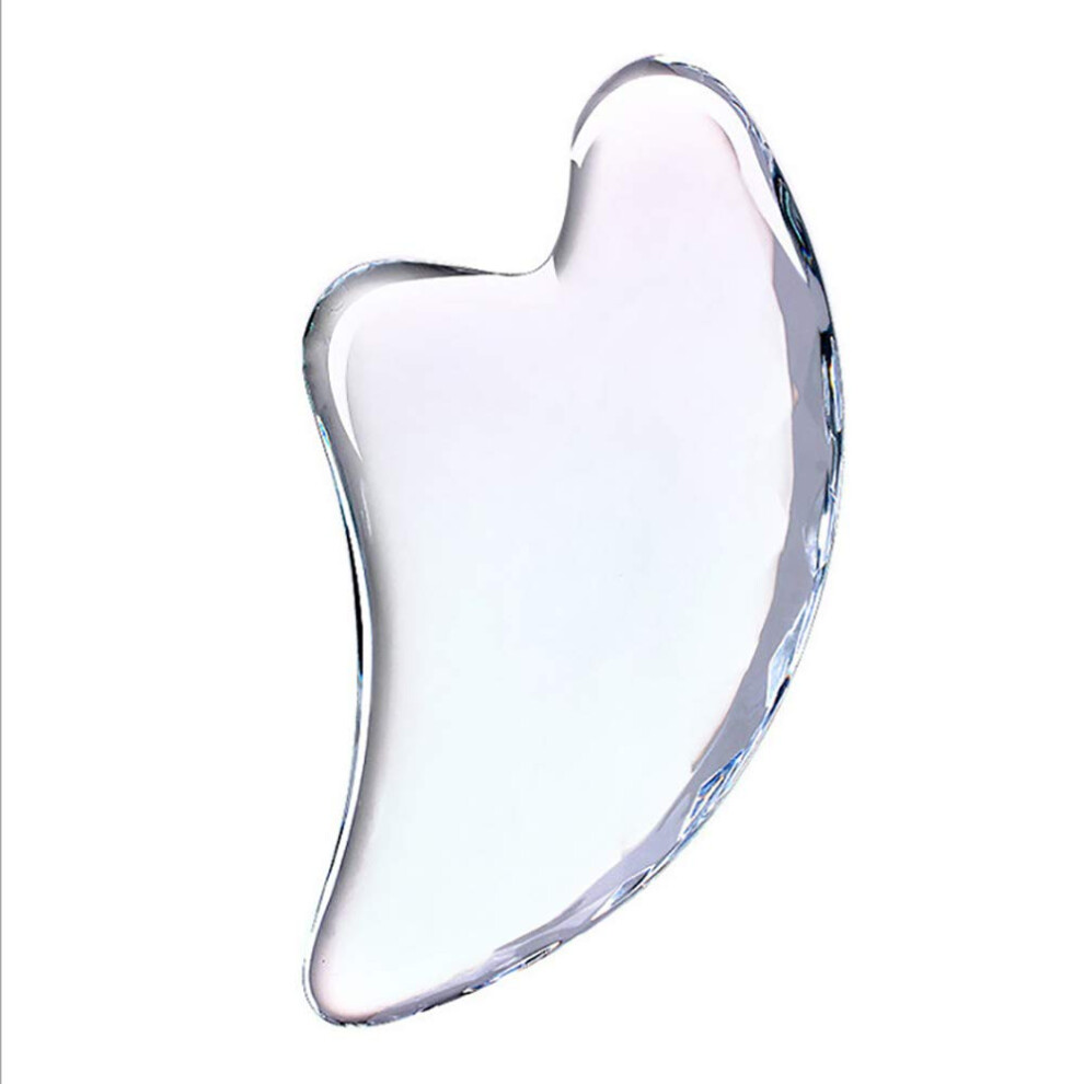 Crystal Gua Sha Facial Massage Tool for Face Eye Neck with Smooth Gliding MultiâArea Design