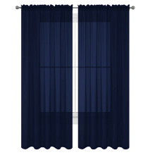 Perdea transparentă cusută, 2 buc., 155 cm, 213 cm, 274 cm, 308 cm, L